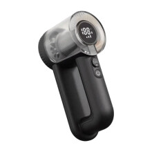 Rechargeable Portable Electric Lint Trimmer 1500 Mah Battery Suitable for Clothes, Furniture, Sofas and Blankets Black