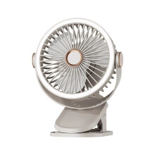 Clip- Ventilator 3 Snelheden Stille Oplaadbare Desktop Draagbare Luchtcirculator Draadloze Ventilator met LED-Lamp voor Kamperen B