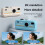 2K Keychain Camera 0.96 Inch 16x  Retro CCD  Digital Camera with Flash Support Memory Card B 5