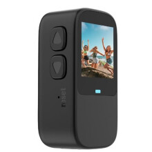1080P Neckband Magnetic Thumb Camera 1.3-Inch Touchscreen 120 Wide-Angle Image Stabilized Magnetic Dual-Screen 12MP