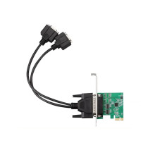 Placa de Expansão PCI Express PCI-e para Adaptador de Expansão Serial RS232 de 2 Portas Placa de Porta Serial PCIE TXB173-PCIE-AX99100