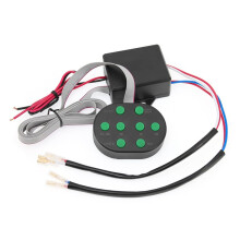 Caja de Control de 8 Sonidos 12V-24V con Conexión de Bocina Universal para Vehículos, Motocicletas y Coches