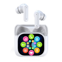 AI   5.4 Kopfhörer 144 Sprachen Geräuschunterdrückung Headset Instant Übersetzer Stimme Echtzeit in-Ear Weiß