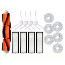 15pcs Compatible with Robot Vacuum X10+ X20 B101GL Spare Parts Accessories Main Side Brush Hepa Filter Dust Bag Rag Mop