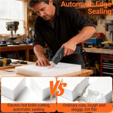 Hot Knife Foam Cutter with Digital Display, Electric Foam Cutting Tool Kit, 20 Adjustable Temperatures EU Plug