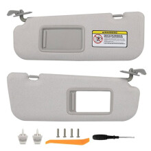 1 Pair Sun Visor L+R Sunvisor OE 85210-3X040-TX 85220-3X0XX-TX for Avante MD / MD 2011-2013 Gray