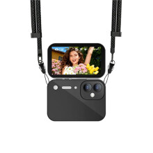 D28S Digital Camera Life Recorder 3-Inch Flip Screen 64MP Dual Lens 4K Video Recorder 16X AF/MF Vlog Camera A