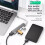 USB-3.0-Hub-Adapter Typ C mit 4 Anschlüssen für PC- und Notebook-Zubehör, Multiport-Typ-C-Splitter 8