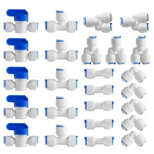 25-Teiliges 1/4" Rohr- und (2-Fen) Anschluss-Set - Geeignet für Reparatur und Austausch Von Wasserversorgungssystemen