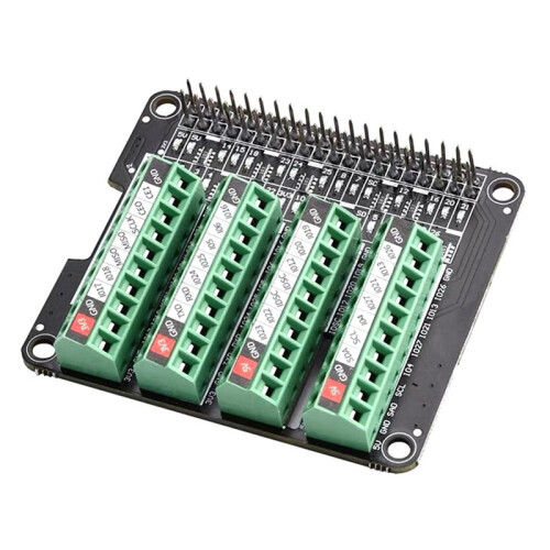 Ultra-Small RPi GPIO Status LED & Terminal Block Breakout Board Module for Raspberry Pi Series Indicator Expansion Board 2