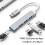 USB-3.0-Hub-Adapter Typ C mit 4 Anschlüssen für PC- und Notebook-Zubehör, Multiport-Typ-C-Splitter 9