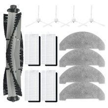 Accessoires Geschikt voor H14, Innos R7, LIHHAS LH90 Reserveonderdelen Zijborstel Hepa Filter Mopdoek Vervanging (13 Stuks)