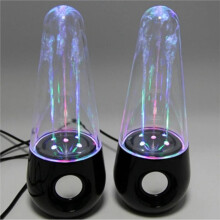LED Light Water Dancing Speakers Fountain Speaker HIFI Stereo 3D Surround Loudspeaker for PC Phone Tablet Game Player