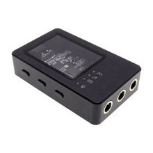 External USB-C Audio Adapter DAC Dongle for IOS Android Mobile PC 7.1 Virtual Surround Sound for Gaming Streaming