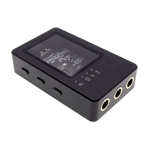 Adattatore Audio USB-C Esterno DAC Dongle per IOS Android Mobile PC Suono Surround Virtuale 7.1 per Gaming Streaming