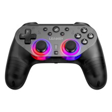 Leadjoy Saber Handle Gaming Controller TMR Joystick Hall Effect Wireless Gamepad for PS4/PC/Mobile/ Black