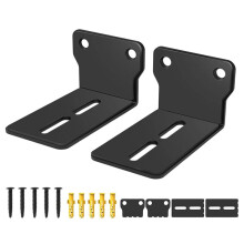 Speaker Wall Mount, Sound Bar Wall Mount, Sound Bar Installation Kit, Space Saving Speaker Stands with Screws