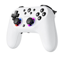Leadjoy Saber Handle Gaming Controller TMR Joystick Hall Effect Wireless Gamepad for PS4/PC/Mobile/ White