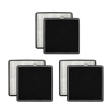 6PCS voor    Luchtfilter Upgrade Hepa + Geactiveerd Koolstof   Pro Hepa Filter Vervangingsaccessoires