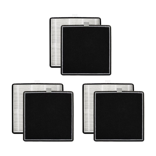 6PCS for    Air Filter Upgrade Hepa +Activated Carbon   Pro Hepa Filter Replacement Accessories