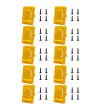 10pcs Mounting Bracket Battery Holder Wall Mount Holder for DCB200 DCB203 with Snap Hook Design