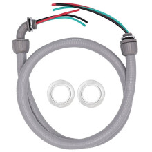 Zestaw Elektryczny AC Whip 4FT 1/2 Cala, Nie-Metaliczny Elastyczny Przewód Elektryczny, 6FT Przewodów Łączących