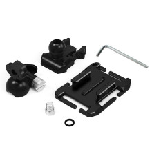 Quick Release Base 1/4 Screw Mount Action Camera Aluminum Adapter for Vest Backpack Strap Belt
