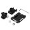Quick Release Base 1/4 Screw Mount Action Camera Aluminum Adapter for Vest Backpack Strap Belt 1