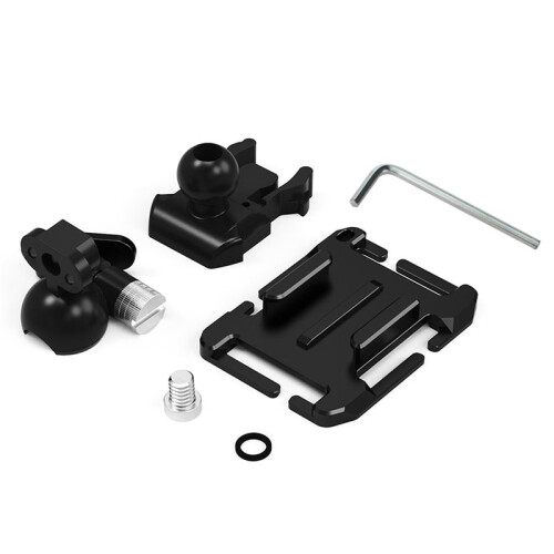 Quick Release Base 1/4 Screw Mount Action Camera Aluminum Adapter for Vest Backpack Strap Belt