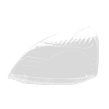 Carcasa del Faro Delantero, Lente del Faro Delantero, Pantalla de Lámpara Transparente, Máscara de Luz para Clio 2003-2007 Izquierda