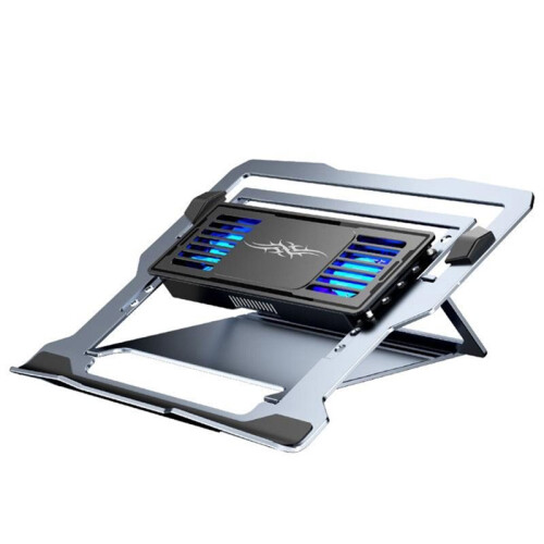 D20 Laptop Cooling Pad for 11-17.3'' Notebook Cooler Stand Semiconductor Air-Cooled 4 Angle Adjustable
