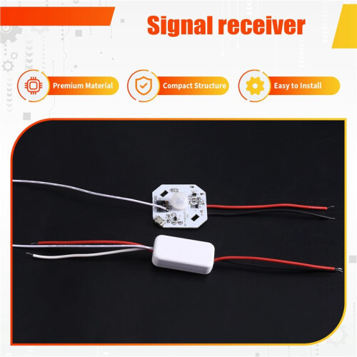 Wireless PIR Motion Sensor  Kit 433MHz,Auto /Off LED Light Buzzer Control for Closet Cabinet Corridor,DIY Light 1