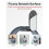 Foldable Headphone Stand with Strong Sticky Base Space Saving Headset Holder 3