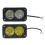 Farol LED de 20W, Luz de Trabalho LED Quadrada de 3 Polegadas para Motocicleta, Caminhonete, SUV, Branca 4