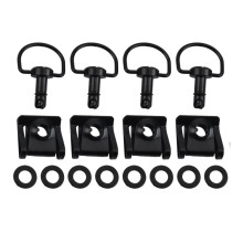 1/4" 17mm Motorcycle Quick Release Turn Button Race Fairing Fastener Kit for A