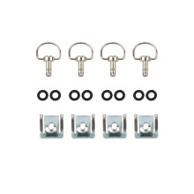 1/4" 17mm Motorcycle Quick Release Turn Button Race Fairing Fastener Kit for B