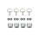 1/4" 17mm Motorcycle Quick Release Turn Button Race Fairing Fastener Kit for      B 1