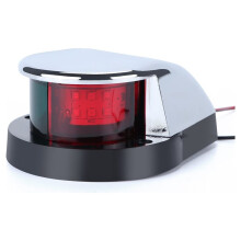 Światła Nawigacyjne Łodzi Bi-Color BowLight Pontoon, Skeeter, Power Boat i Skiff LED Morska Lampa Nawigacyjna Srebrna