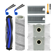 10pcs for T80S PRO / T80S Robot Vacuum Spare Parts Main Side Roller Brush Filters Dust Bags Accessories