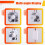 Wireless PIR Motion Sensor  Kit 433MHz,Auto /Off LED Light Buzzer Control for Closet Cabinet Corridor,DIY Light 7