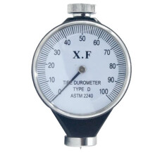 Durometer Hardness Tester Rubber Tire Durometer Rubber Tire Durometer Gauge 0-100 Degrees with Large LCD Display Type D