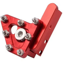 Universal Folding Brake Pedal Accessory for Motorcycles, Compatible for Huayang CQR Red