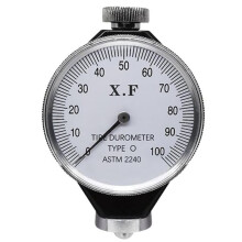 Durometer Hardness Tester Rubber Tire Durometer Rubber Tire Durometer Gauge 0-100 Degrees with Large LCD Display Type O
