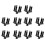 10pcs EEG Mind Control Sensor EEG Brain Computer Interface Electrode BCI Intelligent Monitoring and Acquisition 1