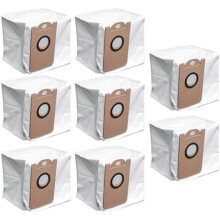 Replacement Vacuum Cleaner Bags 8 Pack for Zaco A10 Pro Robot Large Capacity Non-Woven Dust Bags