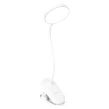 LED Desk Lamp USB Rechargeable Eye Protection Night Lamp with Folding Clamp Study Stand Read Lamp Touch Portable Light