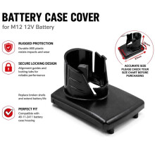 Pour le Couvercle de Remplacement de Batterie pour M12 12V Compatible avec le Boîtier 48-11-2411 pour la Réparation D'Outils Électriques