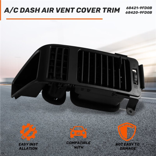 Conjunto de Ventilação de Calor Do A/C para   Titan A60 2011- Esquerda 68421-9FD0B 2