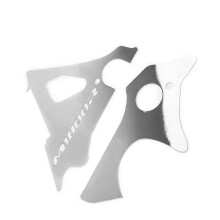 2Pcs CNC Engine Side Covers Frame Fillers Keyhole Chrome Plate for BOULEVARD M109R INTRUDER M1800R VZR1800 BOSS
