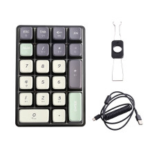 LEOBOG K21 Numpad Keyboard RGB Mechanical Macro Keyboard BT/2.4GHz/Type C Hot Swappable 3 Mode Wireless Gaming Keyboard